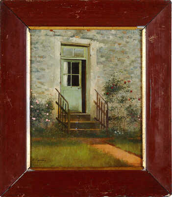 Горский Константин Николаевич. Розы у входа 